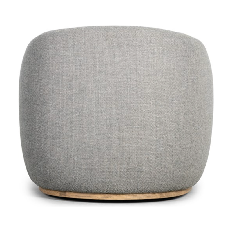 Sandie Swivel Chair - Gibson Silver | shipping 10/6/2025