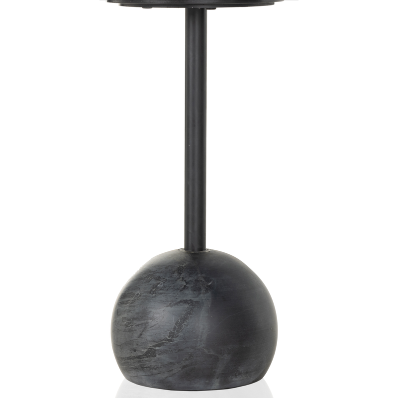 Viola Accent Table - Black Marble | shipping 6/25/2025