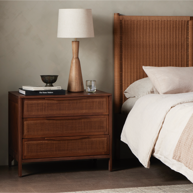 Sydney Large Nightstand - Brown Wash Mango | shipping 7/30/2025