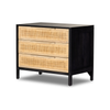 Sydney Black Wash Mango Large Nightstand | ready to ship!