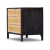 Sydney Black Wash Mango Large Nightstand | ready to ship!