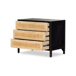 Sydney Black Wash Mango Large Nightstand | ready to ship!