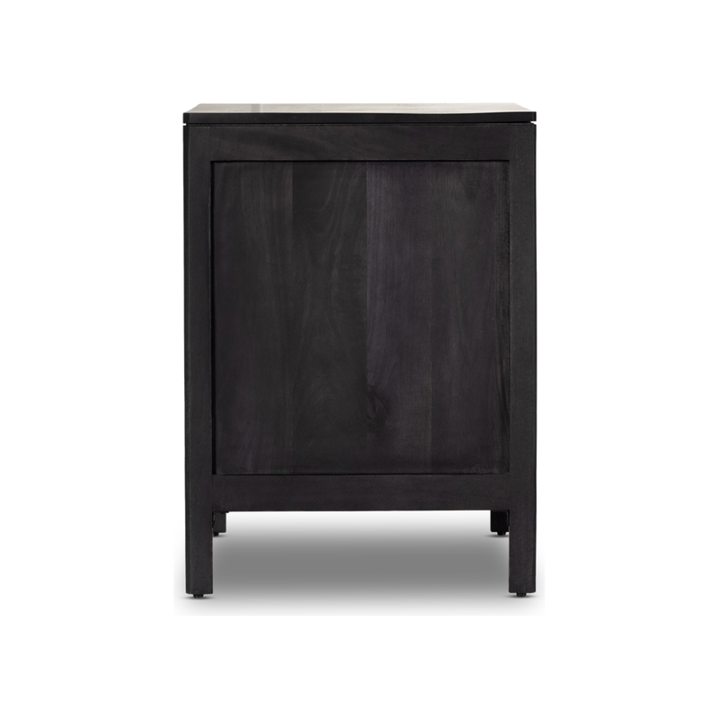 Sydney Black Wash Mango Large Nightstand | ready to ship!