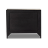 Sydney Black Wash Mango Large Nightstand | ready to ship!