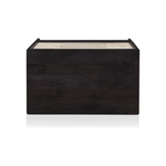 Sydney Black Wash Mango Large Nightstand | ready to ship!