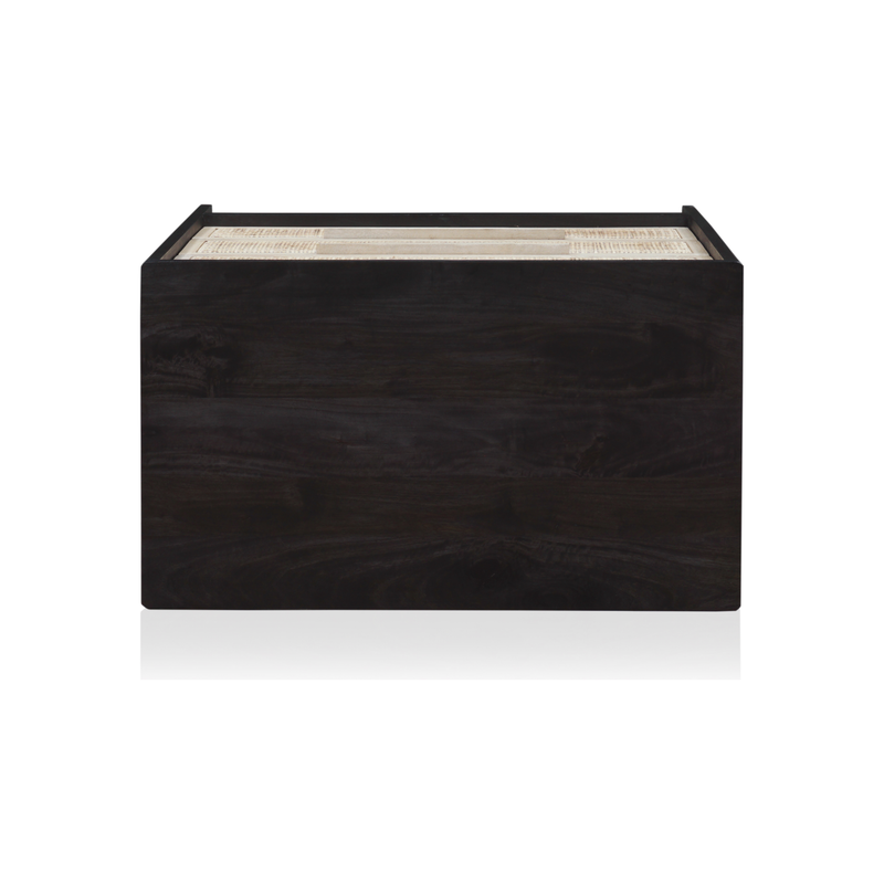 Sydney Black Wash Mango Large Nightstand | ready to ship!