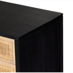 Sydney Black Wash Mango Large Nightstand | ready to ship!