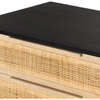 Sydney Black Wash Mango Large Nightstand | ready to ship!