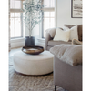 Sinclair Large Round Ottoman - Knoll Natural | ready to ship!
