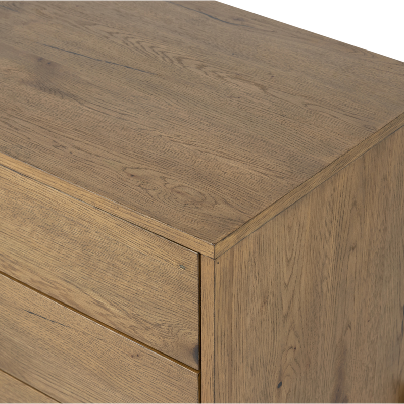 Eaton Large Nightstand - Amber-finished oak | shipping 6/19/2025
