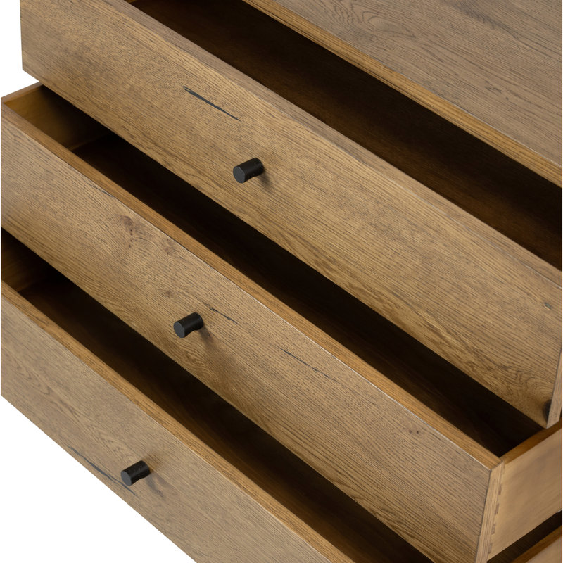 Eaton Large Nightstand - Amber-finished oak | shipping 6/19/2025