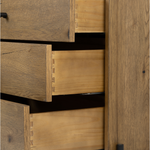 Eaton Large Nightstand - Amber-finished oak | shipping 6/19/2025