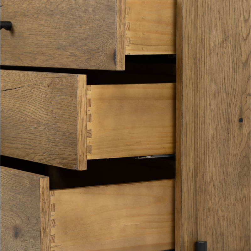 Eaton Large Nightstand - Amber-finished oak | shipping 6/19/2025