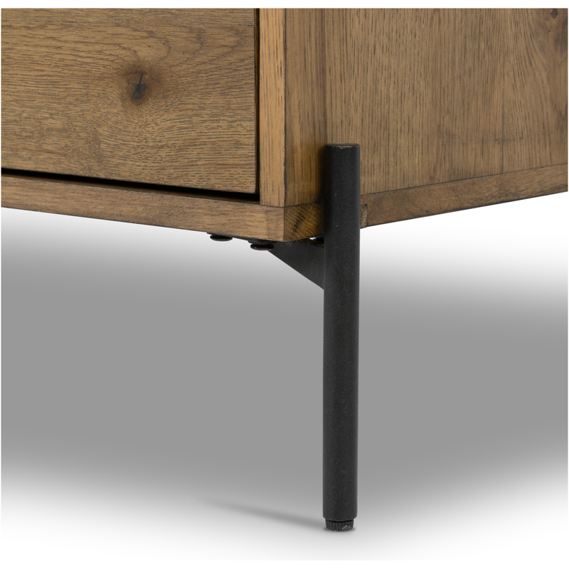 Eaton Large Nightstand - Amber-finished oak | shipping 6/19/2025