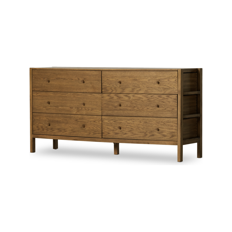 Meadow Tawny Oak 6 Drawer Dresser | ready to ship!
