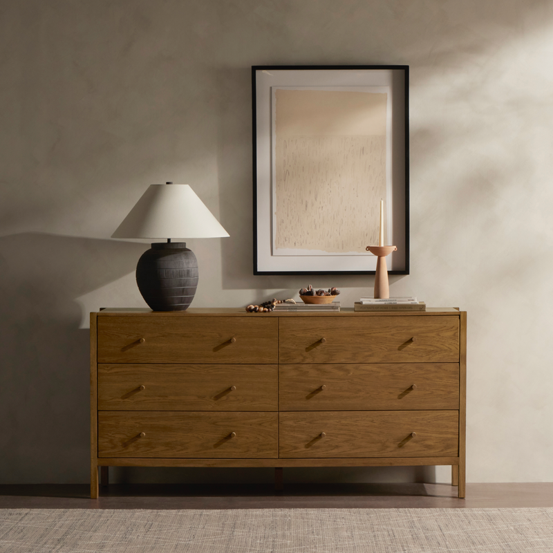 Meadow Tawny Oak 6 Drawer Dresser | ready to ship!