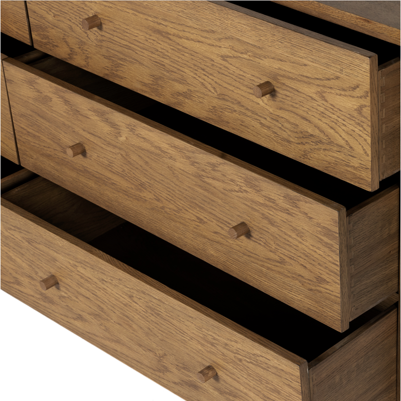 Meadow Tawny Oak 6 Drawer Dresser | ready to ship!