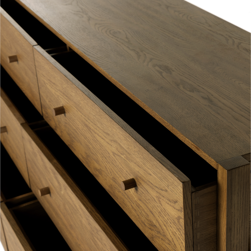 Meadow Tawny Oak 6 Drawer Dresser | ready to ship!