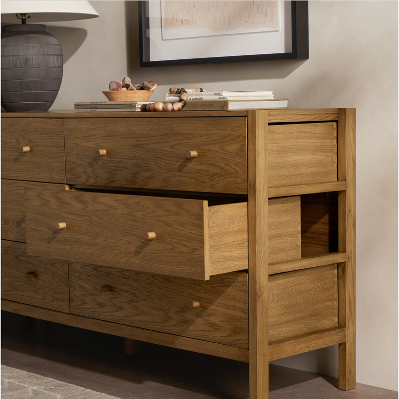Meadow Tawny Oak 6 Drawer Dresser | ready to ship!