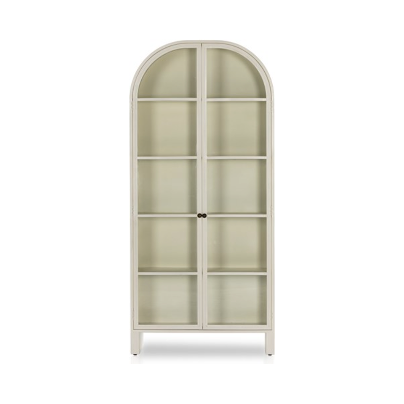 Breya Cream Powder Coat Cabinet | ready to ship!