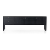 Isador Black Wash Poplar Media Console | shipping 7/4/2025
