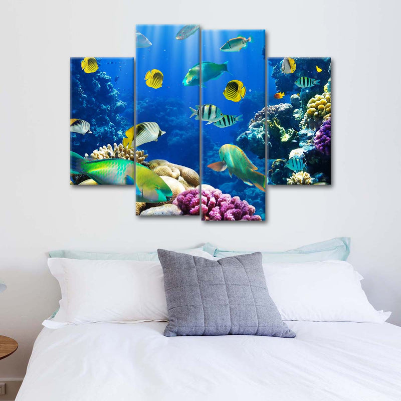 Underwater Sea Creatures Wall Art