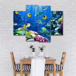 Underwater Sea Creatures Wall Art