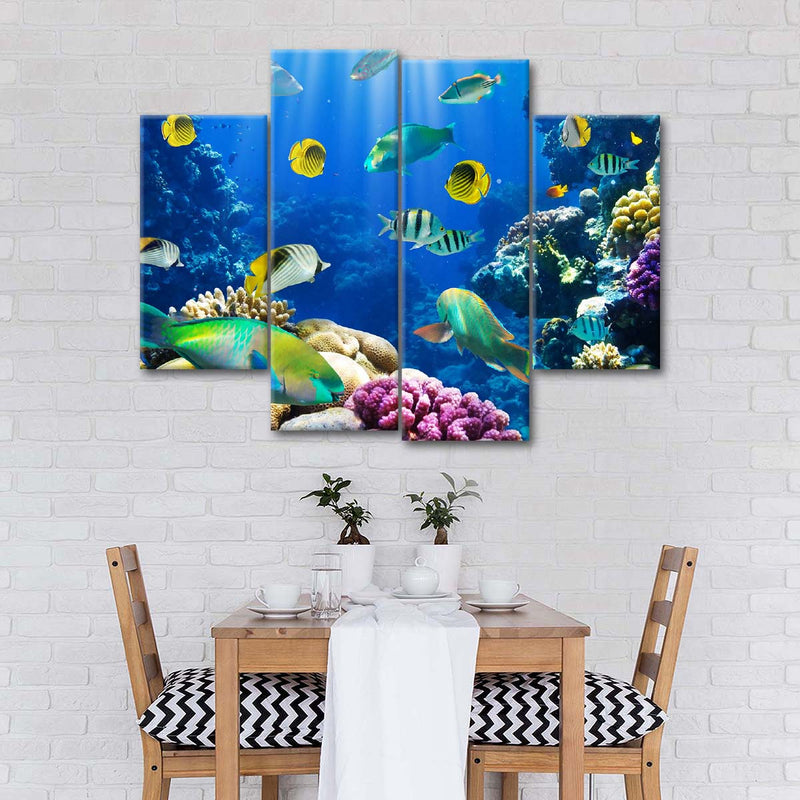 Underwater Sea Creatures Wall Art