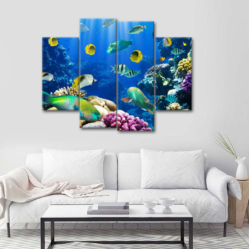 Underwater Sea Creatures Wall Art