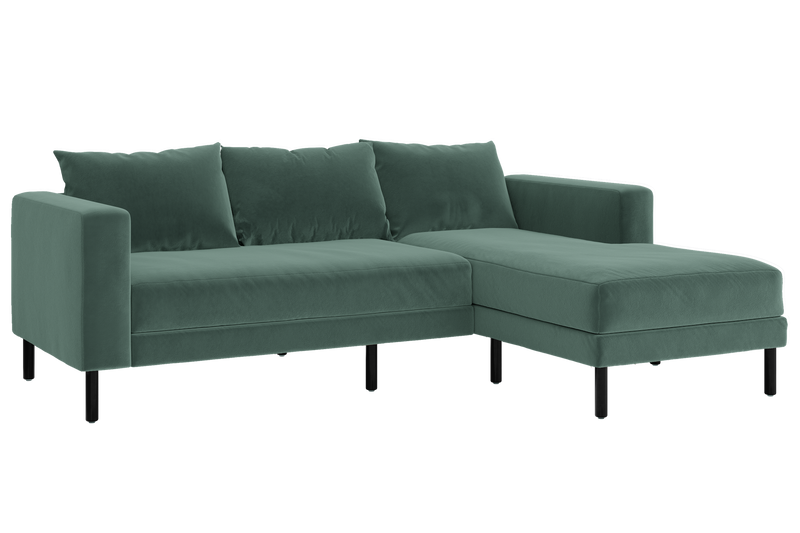 The Essential Sectional in Recycled Velvet