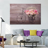 Ranunculus Bicycle Vase Wall Art