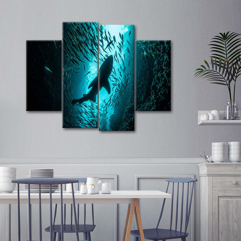 Shark Depth Wall Art