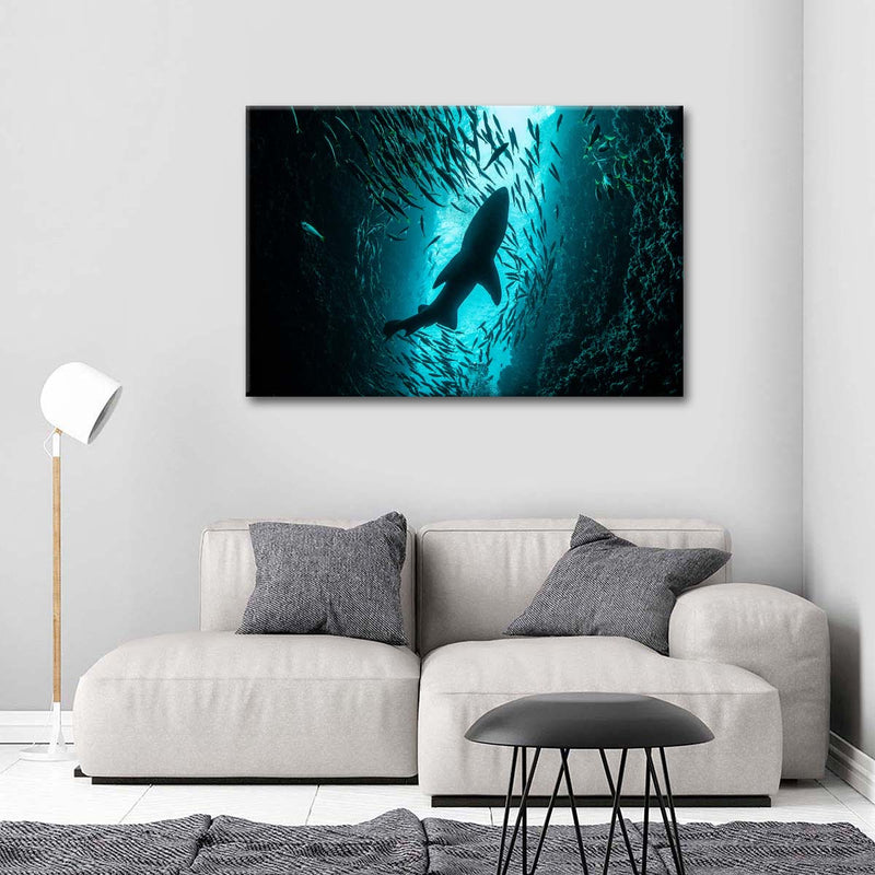 Shark Depth Wall Art