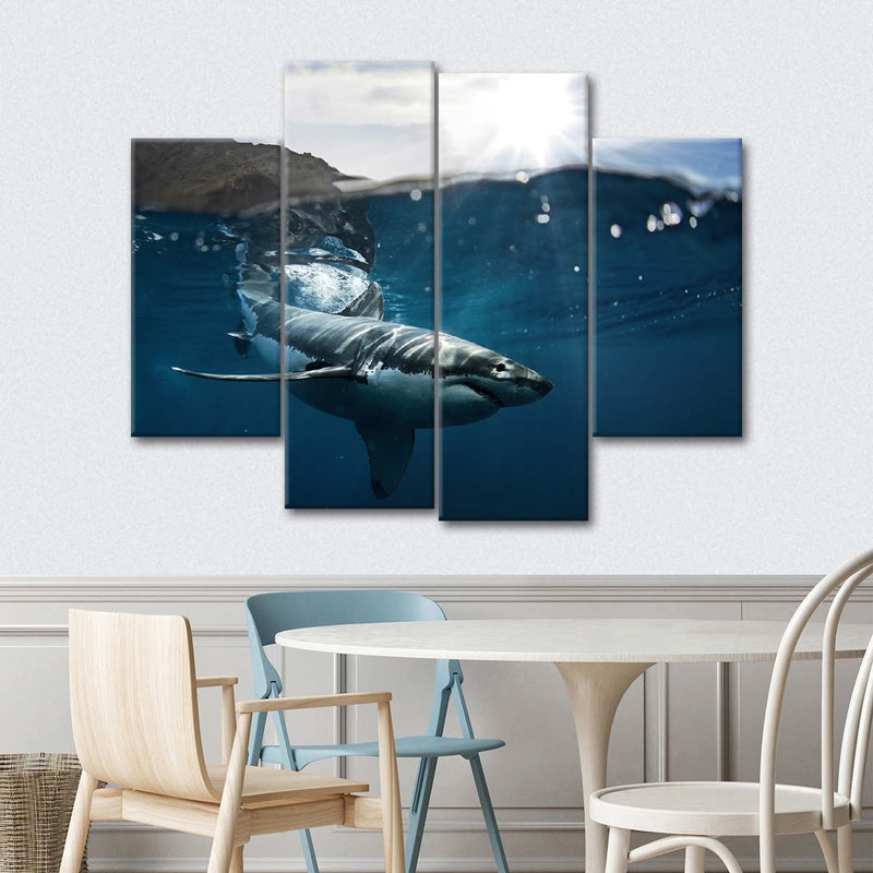 Shark Sunshine Wall Art