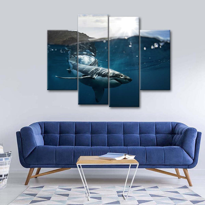 Shark Sunshine Wall Art