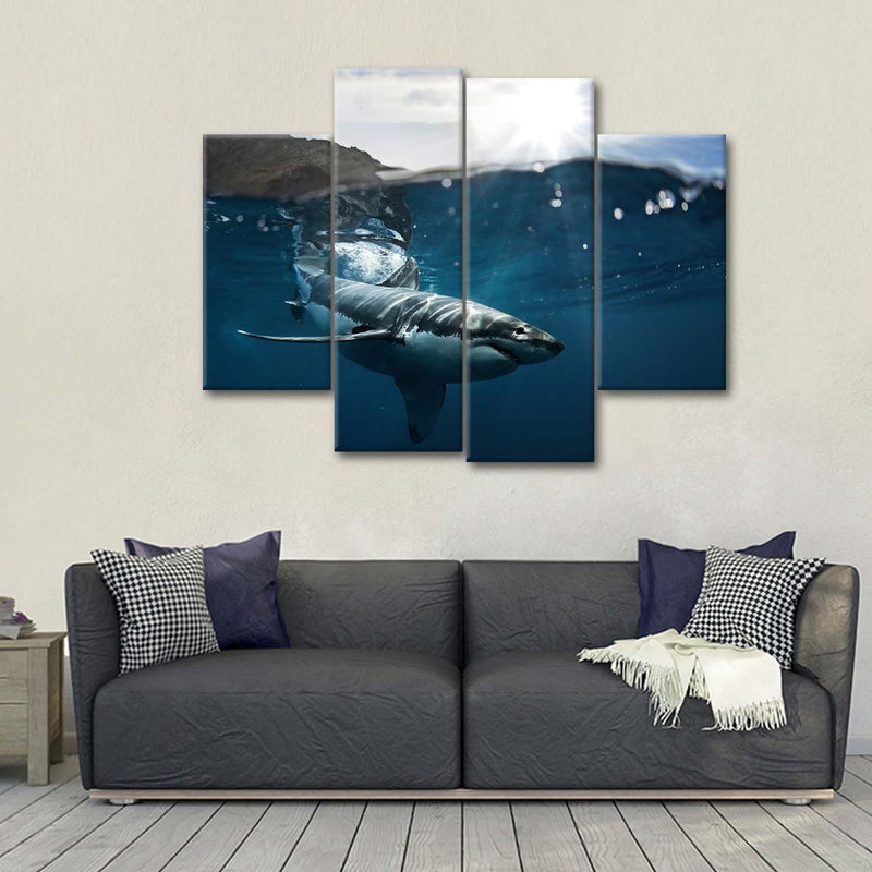 Shark Sunshine Wall Art