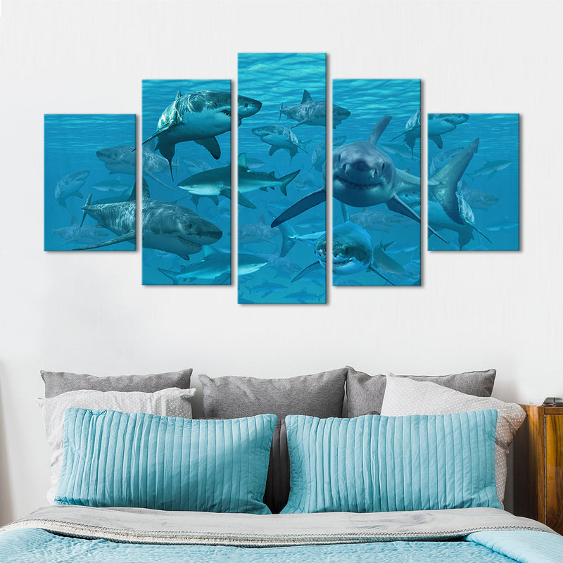Shiver Of Sharks Wall Art