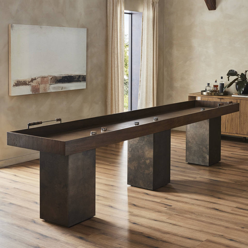 Shuffleboard Carbonized Black Table | ready to ship!