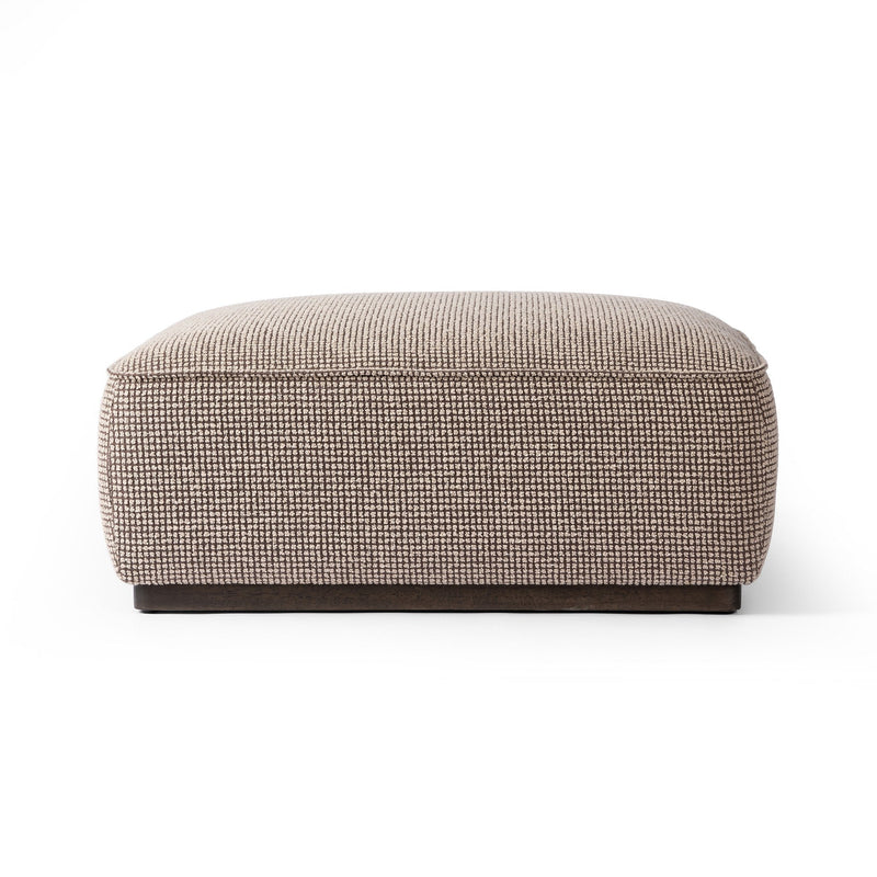 Sinclair Barrow Taupe Square Ottoman