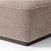 Sinclair Barrow Taupe Square Ottoman