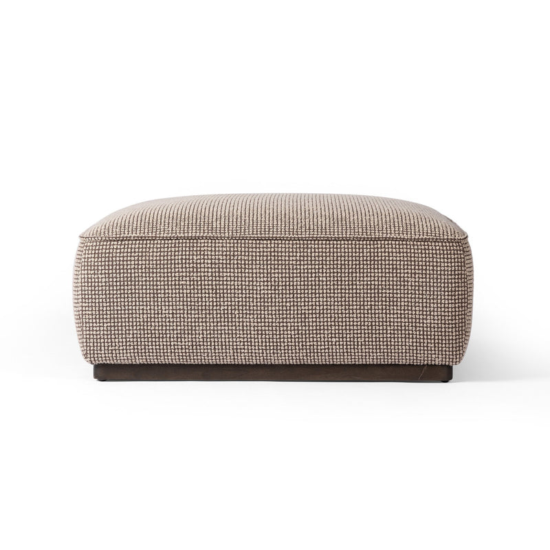 Sinclair Barrow Taupe Square Ottoman