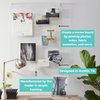 19" x 23" Easy Change Float Frame + Magnets for 16" x 20" Art [Silver or Gold]