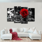 Lone Rose Pop Wall Art
