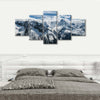Snow Mountain Peaks Wall Art