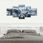 Snow Mountain Peaks Wall Art