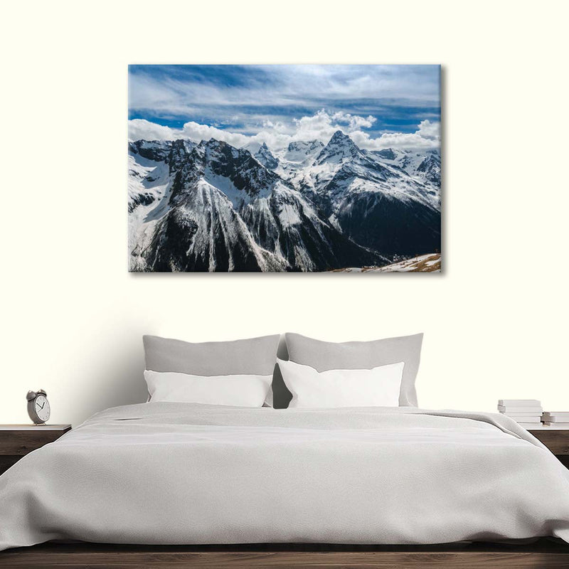 Snow Mountain Peaks Wall Art