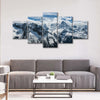 Snow Mountain Peaks Wall Art