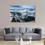 Snow Mountain Peaks Wall Art