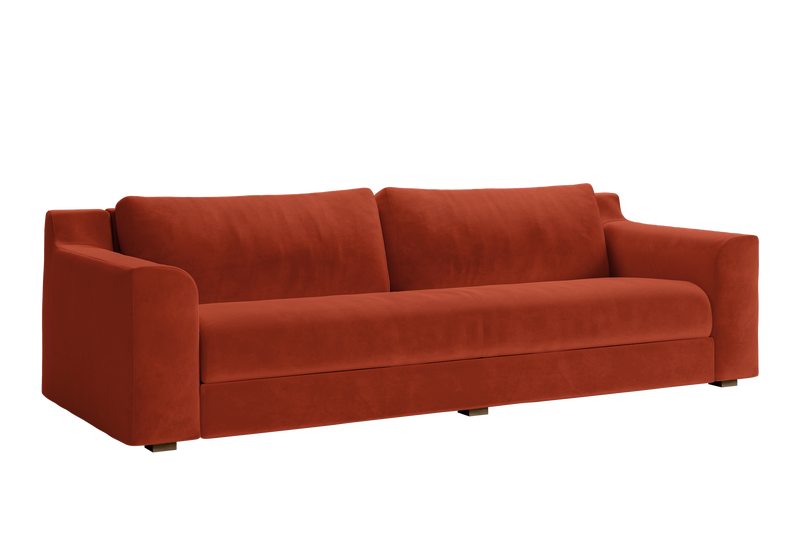 The Elevate 96" Sofa in Recycled Velvet