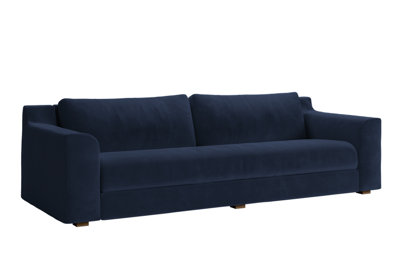 The Elevate 96" Sofa in Recycled Velvet